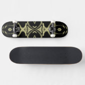moderne goldene Modepattern Skateboard (Horizontal)