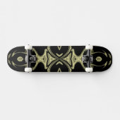 moderne goldene Modepattern Skateboard (Horizontal)