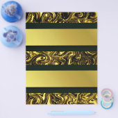 Moderne goldene Muster kurbeln Fashionart Flyer (Einzeln)