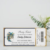 Moderne goldene Parteieinladungen Einladung (Stehend Vorderseite)