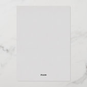 Moderne Goldene Rose Islamisches Elegantes Arabisc Folieneinladung (Rückseite)