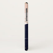 Moderne Goldene Schlaganfälle & Kreise Minimal ros Case-Mate iPhone Hülle (Hinten/Links)