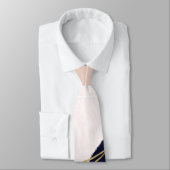 Moderne Goldene Schlaganfälle & Kreise Minimal ros Krawatte (Gebunden)