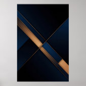 Moderne goldene Schnittmenge Poster (Vorne)