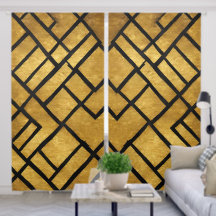Moderne Goldene Schwarze Vintage Art Deco Kollekti