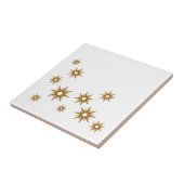 Moderne Goldene Sternexplosion Design Keramik Mitt Fliese (Seite)