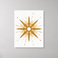Moderne Goldene Sternexplosion Kunst, Dichtung und