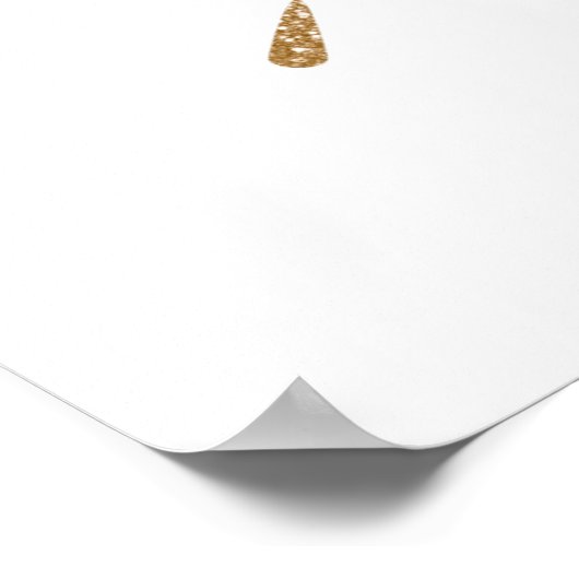 Moderne Goldene Sternexplosion Kunst, Dichtung und Poster (Ecke)