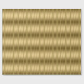 Moderne goldene Streifen geometrisches Muster 2 Geschenkpapier (Flach)