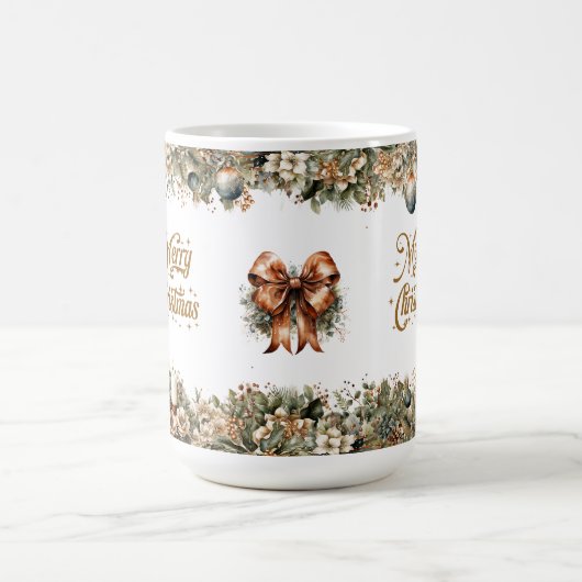 Moderne goldene Vegetation und rostig verbrannte O Kaffeetasse (Mittel)