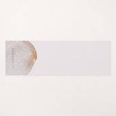 Moderne goldfarbene Wasserfarben, einfach elegant Yogamatte (Vorderseite (Horizontal))