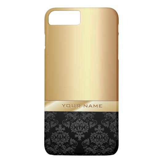 Moderne Goldfolien-individueller Name iPhone 7 Case-Mate iPhone Hülle (Rückseite)