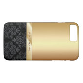 Moderne Goldfolien-individueller Name iPhone 7 Case-Mate iPhone Hülle (Rückseite (Horizontal))