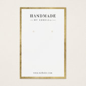 Moderne Goldgrenzenanzeige für Sonderschmuck (Vorderseite)