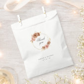 Moderne Goldkranz-Blume Vielen Dank Geschenktütchen (Ausgeschnitten)