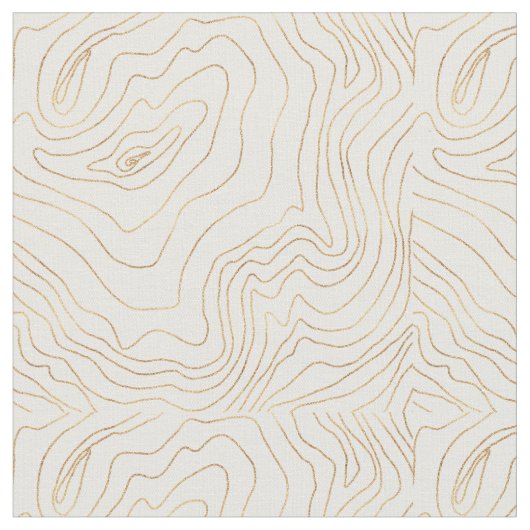 Moderne Goldlinien Minimalistisch Handgezeichnetes Stoff (Nahaufnahme)