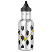 Moderne Goldmuster-Liebe Edelstahlflasche (Rechts)