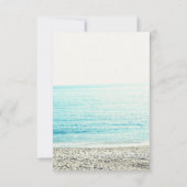 Moderne Goldpalme Strand Foto UAWG Hochzeit RSVP Karte (Rückseite)