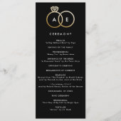 Moderne Goldrennen auf dem Black Custom Wedding Pr Programm (Vorderseite)
