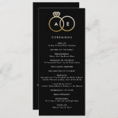 Moderne Goldrennen auf dem Black Custom Wedding Pr Programm (Vorne/Hinten)