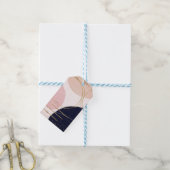 Moderne Goldschmiedee & Kreise Minimales Rosa Desi Geschenkanhänger (Mit Garn)