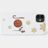 Moderne Goldschneeflocken mit künstlerischer Freud Case-Mate iPhone Hülle (Rückseite (Horizontal))