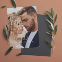 Moderne Goldtypografie-Hochzeit zu haben und abzuh