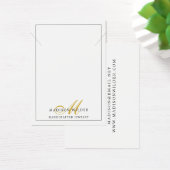 Moderne goldweiße Mit Monogramm Schmuckverkleidung (Schreibtisch)