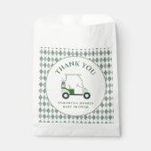 Moderne Golf Baby Dusche Geschenktütchen (Vorderseite)