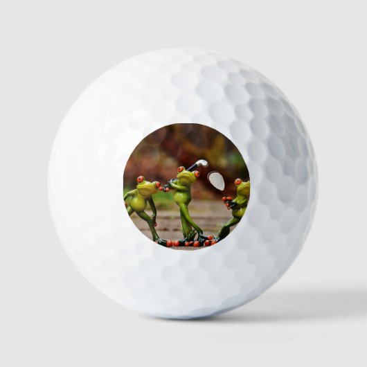 Moderne Golf Balls für Foto Golfball (Vorderseite)