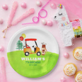 Moderne Golf Golfers Par-T-Kindergeburtstag Pappteller (Party)