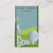 Moderne Golf-Instruktor Golf-Klasse Business Card Visitenkarte (Vorderseite)
