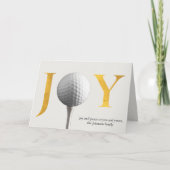 Moderne Golf Joy & Peace - Weihnachten (Vorderseite)