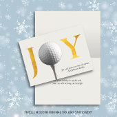 Moderne Golf Joy & Peace - Weihnachten