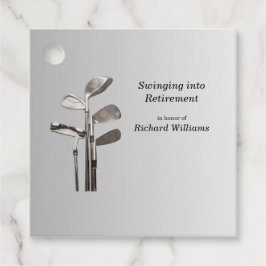 Moderne Golf Sport Golfclubs Geschenkanhänger