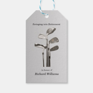 Moderne Golf Sport Golfclubs Geschenkanhänger