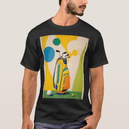 Moderne Golfclubs im Mittelalter T-Shirt