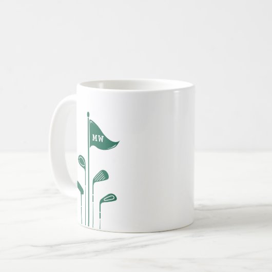 Moderne Golfclubs kreieren Ihre eigenen Ursprünge Kaffeetasse (Vorderseite Links)
