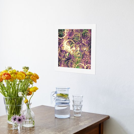 Moderne Golfregion Abstrakte Kunst Foliendrucke (Ablage(Küche))