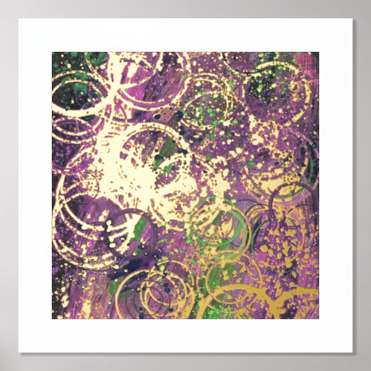 Moderne Golfregion Abstrakte Kunst Foliendrucke (Vorderseite)