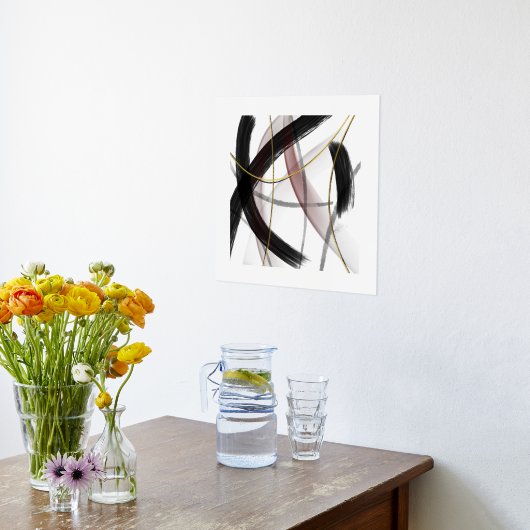 Moderne Golfregion Abstrakte Kunst Foliendrucke (Ablage(Küche))