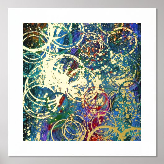 Moderne Golfregion Abstrakte Kunst Foliendrucke (Vorderseite)