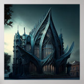 Moderne Gotische Kunst Poster (Vorne)