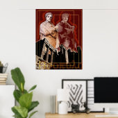 Moderne Göttin Poster (Heimbüro)