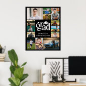 Moderne Grad 14 Foto Collage Fett Typ Cap Poster (Heimbüro)