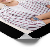 Moderne Grad 18 Foto Collage Fett Typ Cap Poster (Ecke)