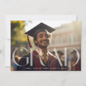 Moderne GRAD MULTI Foto Graduation Party Ankündigung (Vorderseite)