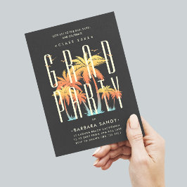 Moderne Grad Party Summer Graduation Party Einladung