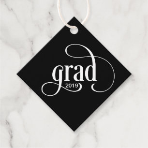 Moderne Grad Typografie mit Klassenjahr Geschenkanhänger