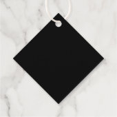 Moderne Grad Typografie mit Klassenjahr Geschenkanhänger (Rückseite)